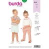 Burda Style Toddlers Elasticated Waist Trousers Sewing Pattern 9323