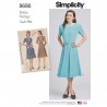 Simplicity Sewing Pattern 8686 Women's Vintage 1940s Dress Simple to Sew