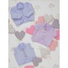Knitting Pattern James C Brett JB233 Baby DK Cardigan & Vest (D)