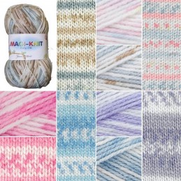 James C Brett Magi-Knit DK Acrylic Yarn Knitting Crochet Craft 100g Ball