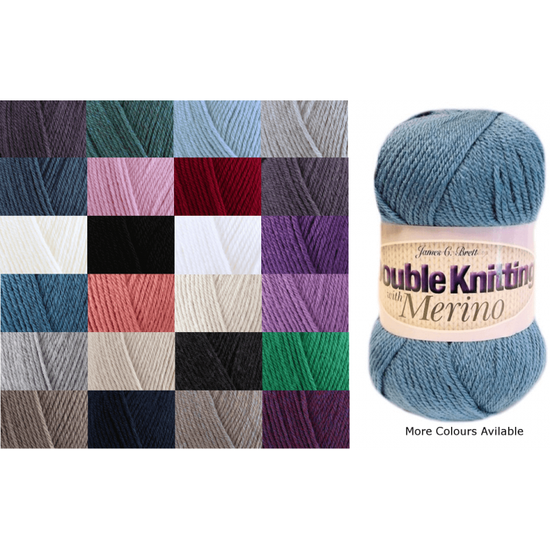 James C Brett DK With Merino Yarn 100g Ball Knitting Yarn Knit Craft