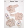 Knitting Pattern James C Brett JB582 Baby Chunky Cardigan & Jumper (D)