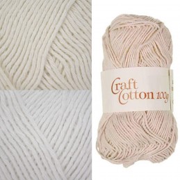 James C Brett Craft Cotton 100% Cotton Yarn 100g Ball Knitting Yarn Knit Craft 