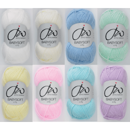 Jenny Watson Designs Babysoft 4 Ply Yarn 50g Ball Knitting Yarn Knit Craft 