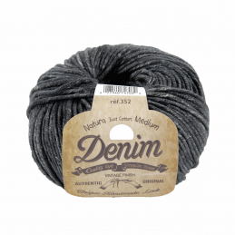 DMC Natura Denim Cotton 50g Ball Crochet Yarn Crocheting Craft 02 Squid Ink