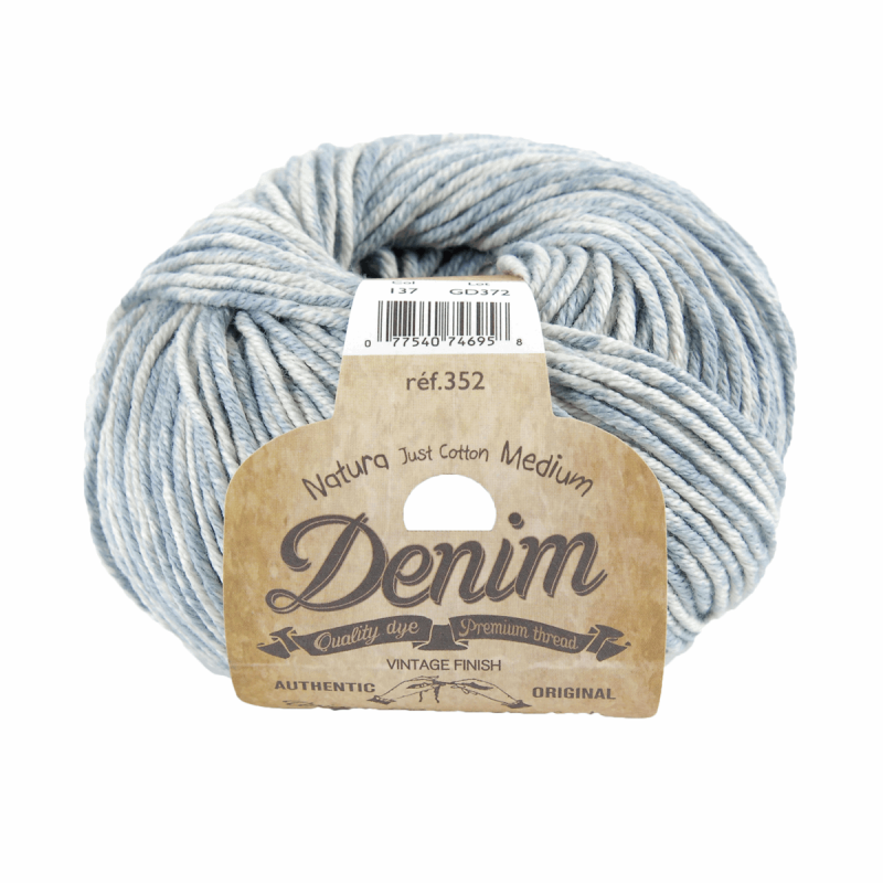 DMC Natura Denim Cotton 50g Ball Crochet Yarn Crocheting Craft 