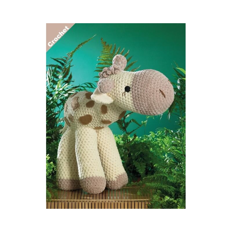 Crochet Pattern James C Brett JB401 Chunky Giraffe Toy