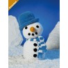 Crochet Pattern James C Brett JB406 Chunky Snowman Stuffed Toy (D)