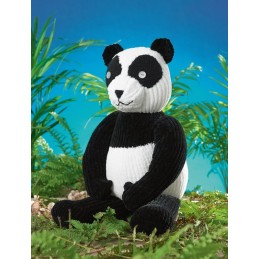 Knitting Pattern James C Brett JB458 Chunky Panda Stuffed Toy