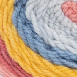 Handcrafted Bernat Pop! Blanket Aran Yarn Acrylic Knit Knitting Crochet Crafts 140g Ball