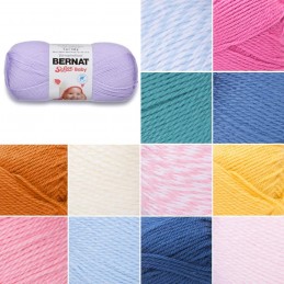 Bernat Bulky Baby Softee Solid DK Double Knitting Yarn Acrylic 140g Ball