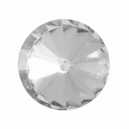 1 x Diamante Loose Shank Back Button Buttons Sparkle Collection Clear Diamante
