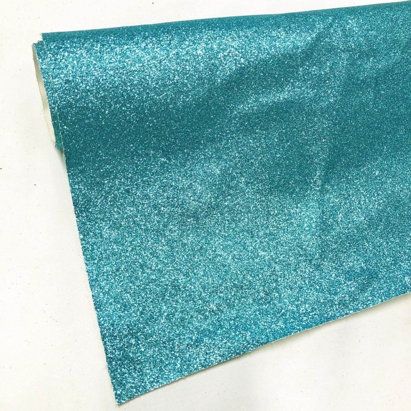 Fine Glitter Fabric Sparkly Vinyl Backed Material Decor