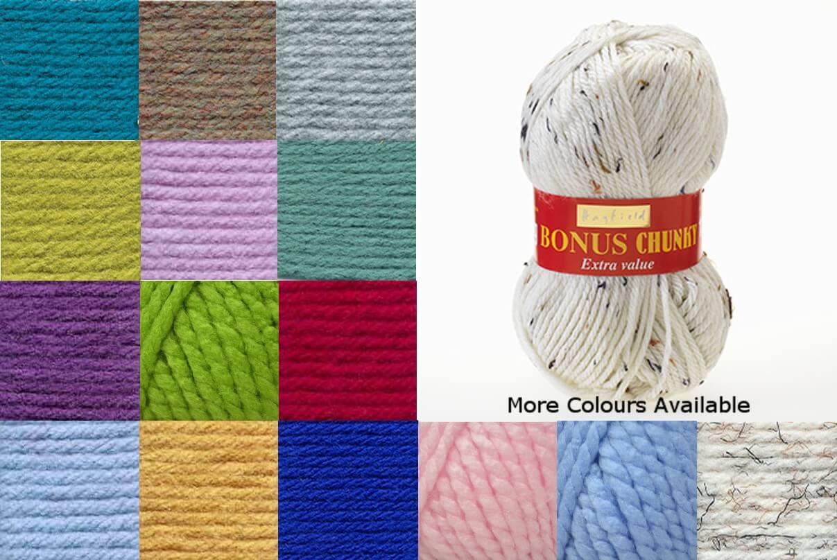 Sirdar Hayfield Bonus Super Chunky 100g Ball Knitting Crochet Knit Craft Yarn 651 Slate
