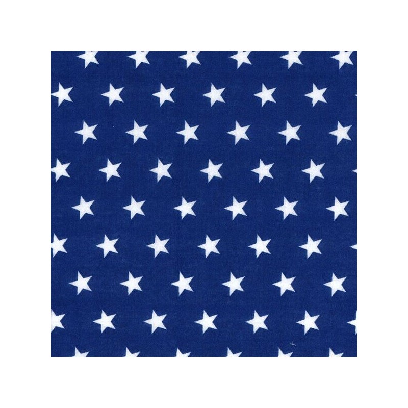 Polycotton Fabric 10mm Stars In Rows Magic Starry Craft Material