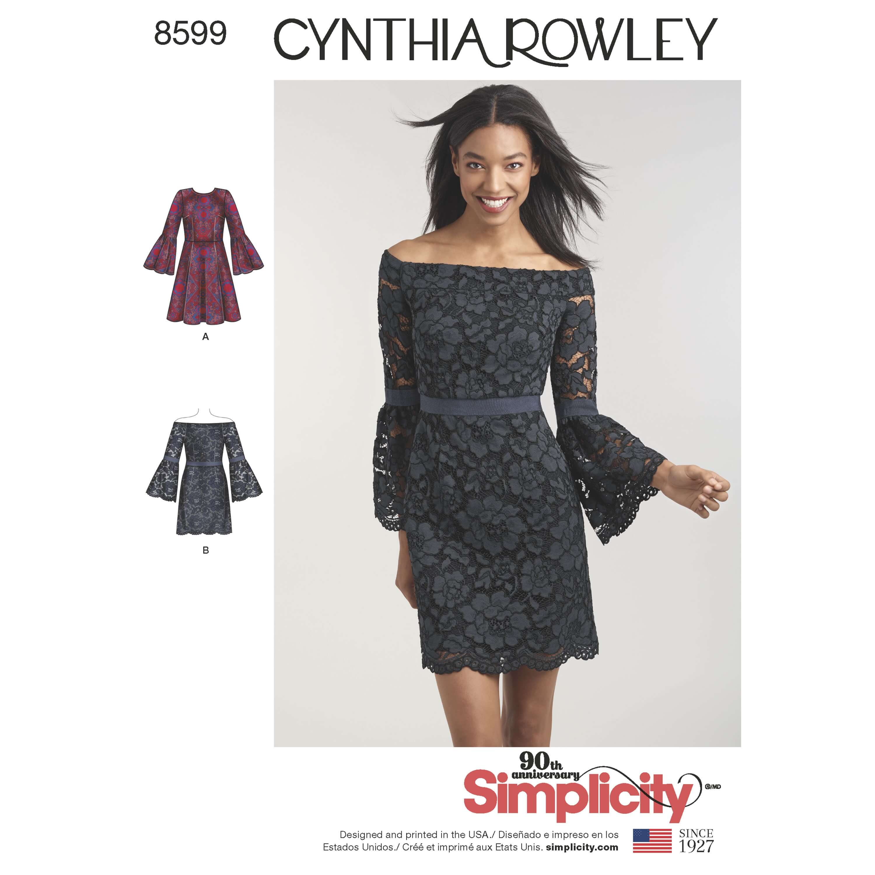Simplicity Sewing Pattern 8599 Women's and Petite Day or Night Dresses