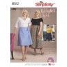 Simplicity Sewing Pattern 8612 Women's Plus Size Easy to Sew Wrap Skirts