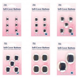 Self Cover Buttons: Metal Top 11mm,15mm,22mm,29mm,38mm