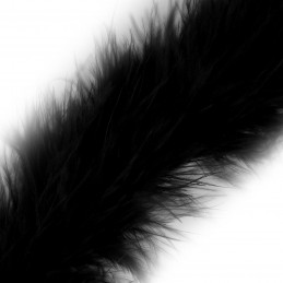 Black 4mm Marabou Feather Trim Dress Costumes Gifts Craft Decoration Trimits