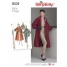 Simplicity Sewing Pattern 8509 Women's Vintage Jacket or Coat Shawl Collar