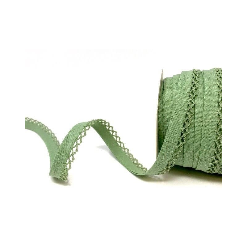 12mm Fany Lace Edge Plain Double Fold Bias Binding