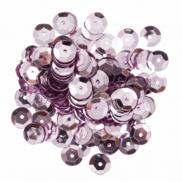 Pink Tiny 8mm Shiny Craft Cup Sequins Pack Of 160
