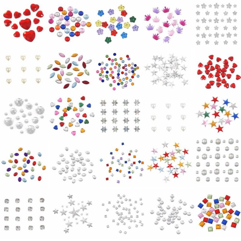 Trimits Stick On Embellishments Gems Card Making Scrapbooking Card