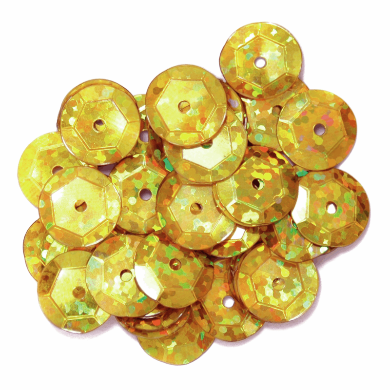 8 mm Holographic Sequins - Multi-Coloured - The Craft Factory