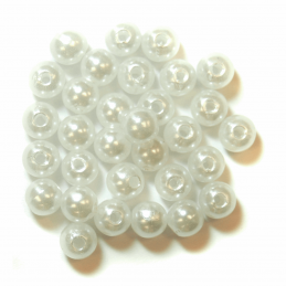 Pearl 6mm Pearl Beads Plastic 7g
