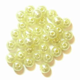Cream Craft Beads 6mm In Pearl Or Cream