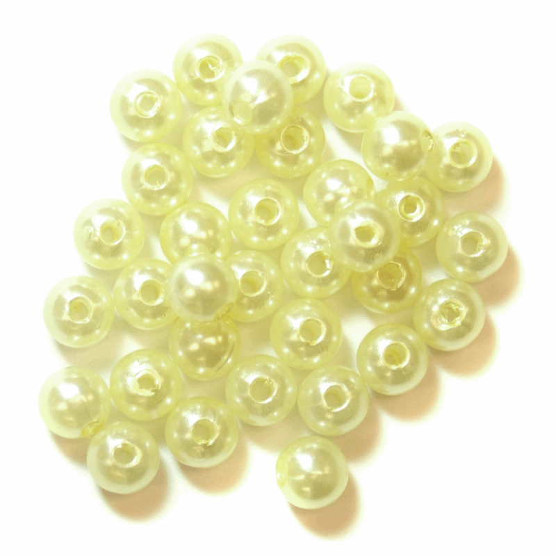 Pearl Craft Beads 6mm In Pearl Or Cream