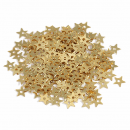 Gold Tiny Stars 5mm Shiny Sequins