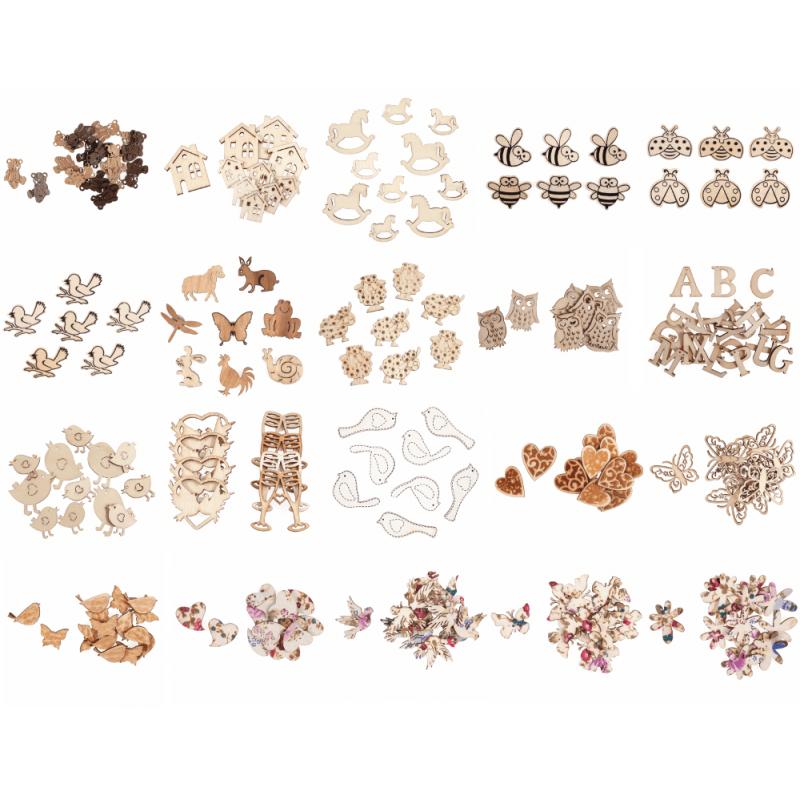 Trimits Stick On Wooden Embellishment Scrapbooking Card Making Craf...