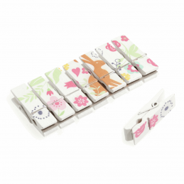 Trimits Craft For Occasions Assorted Craft Pegs Card Making Scrap Booking Rabbit Pegs x 8