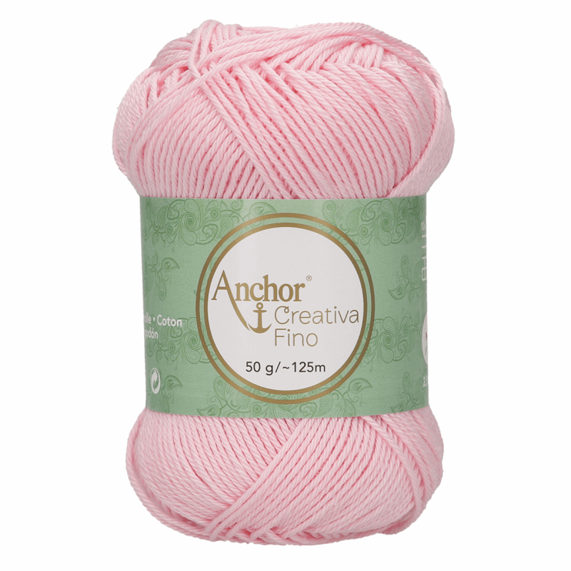 Anchor 100% Cotton Style Creativa Fino 4 PLY Crochet Yarn Wool Craft 50g Ball