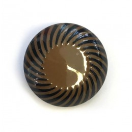 Optical Swirl Line Design Button 32mm Italian Design