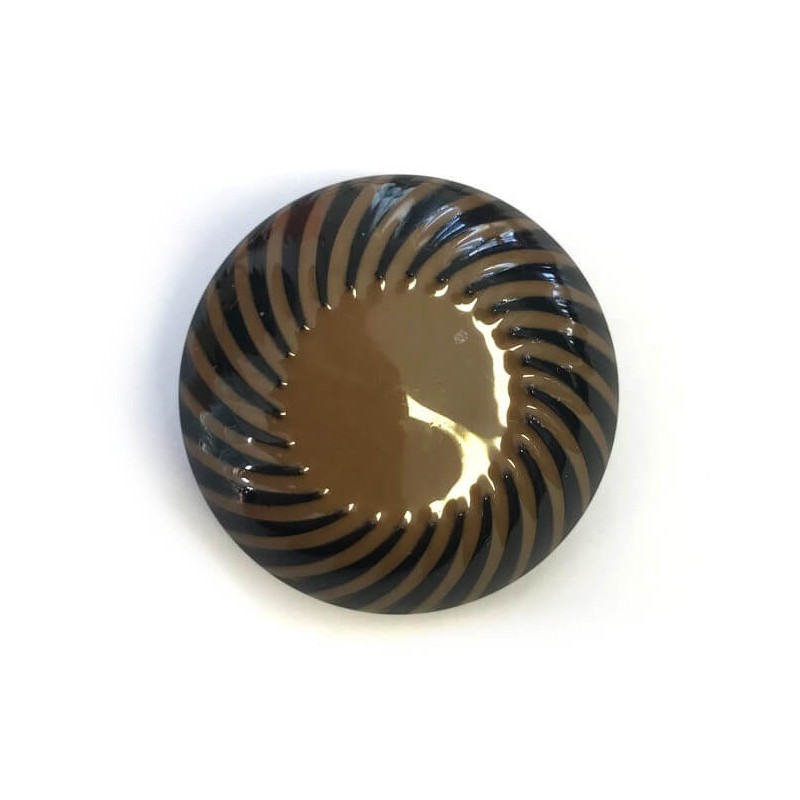 Optical Swirl Line Design Button 32mm Italian Design
