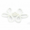 Vogue Star 70mm White Chinese Frog Fastener Clasp Replacement Buckle