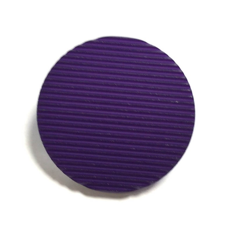 Purple Ribbed Ridged Fastening 25mm Wide