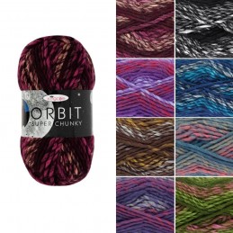 King Cole Orbit Super Chunky Knitting Yarn Knit Craft Wool Crochet 100g Ball