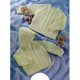 Knitting Pattern James C Brett UKHKA11 DK Baby Cardigans & Jumpers
