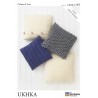 Knitting Pattern James C Brett UKHKA144 Chunky & Aran Cushion Cases