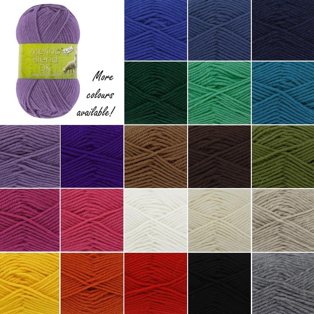 King Cole Merino Blend DK Double Knitting Yarn Knit Craft Wool Crochet Scarlet