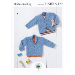 Knitting Pattern James C Brett UKHKA179 DK Cardigan
