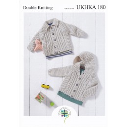 Knitting Pattern James C Brett UKHKA180 DK Cardigan
