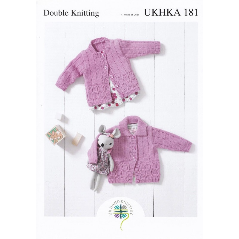 Knitting Pattern James C Brett UKHKA181 DK Cardigan