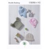 Knitting Pattern James C Brett UKHKA182 DK Assorted Baby Hats