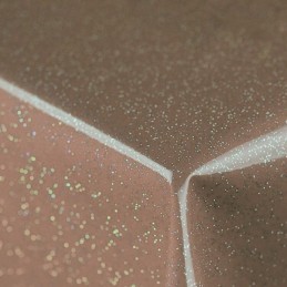 Glitter Sparkle Wipe Clean PVC Vinyl Tablecloth Oilcloth Fabric Table Protector