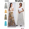 Simplicity Sewing Pattern 8885 Misses' Maxi Skirt or Palazzo Trousers Wide Leg