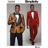 Simplicity Men's Special Occasion Tuxedo Suits Sewing Pattern 8899